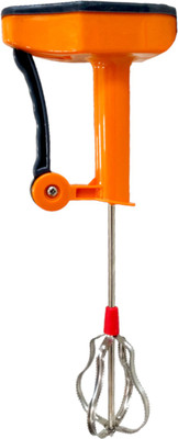 

ELEVEN RINGS Power Free Hand Blender Premium Manual Orange 0 W Hand Blender(Orange)