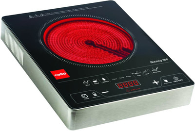 Cello Blazing Induction Cooktop(Black, Touch Panel)