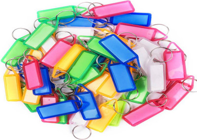 Flipkart SmartBuy Multipurpose 25 Pack Name Tags with Keyring Label Window Key Chain
