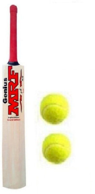 MRF POPULAR WILLOW BAT WITH TWO BALL Cricket Kit