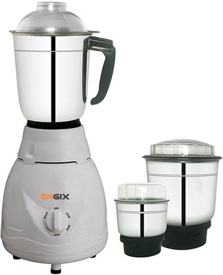 

Engix Mini Diamond 3 jar Mixer Grinder 650W with One Year Warranty 650 Mixer Grinder(White, 3 Jars)
