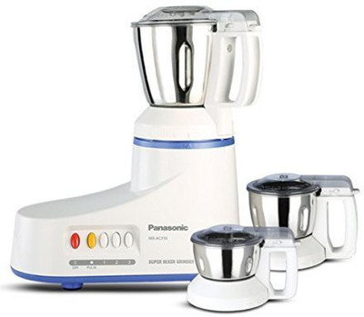 

Panasonic MX-AC310 1000 Mixer Grinder(White, 3 Jars)