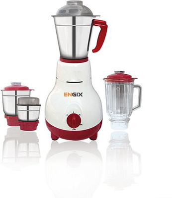 

Engix Mini Matka 4 jar Mixer Grinder 750W with One Year Warranty 750 Mixer Grinder(White, 4 Jars)