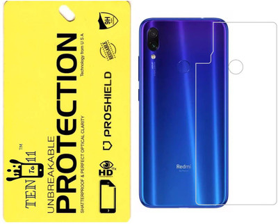 Ten To 11 Back Screen Guard for Mi Redmi Note 7, Mi Redmi Note 7 Pro, Mi Redmi Note 7S(Pack of 1)