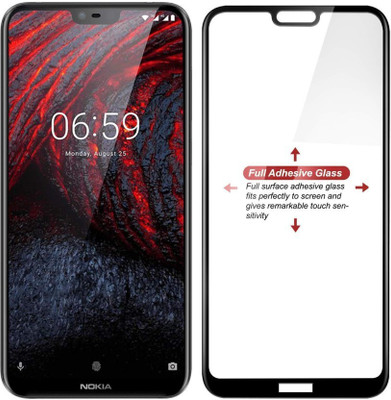 11D Edge To Edge Tempered Glass for Nokia 7.1 Plus 6D Glass(Pack of 1)
