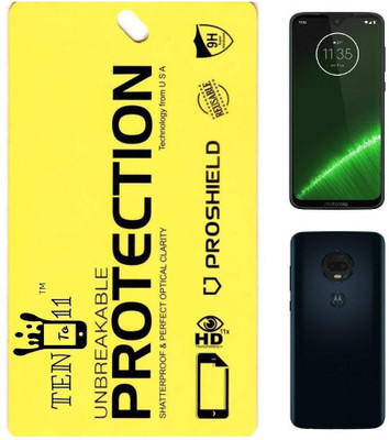 Ten To 11 Front and Back Screen Guard for Moto G7(Pack of 1)