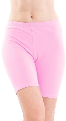 FeelBlue Solid Women Pink Basic Shorts