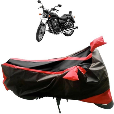 ELECTRIBLES Two Wheeler Cover for Royal Enfield(Classic 500, Black, Red)