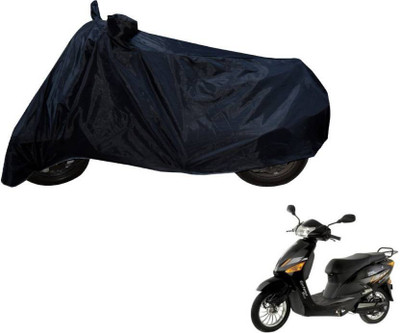 THE REAL ARV Two Wheeler Cover for Hero(Electric Zippy, Black)
