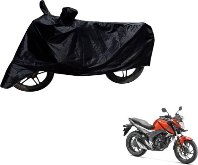 Blossom Trendz Two Wheeler Cover for Honda(CB Hornet 160, Black)