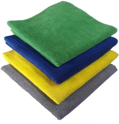 IASHIKA BOUTIQUE Microfiber Vehicle Washing  Cloth(Pack Of 4, 250 GSM)