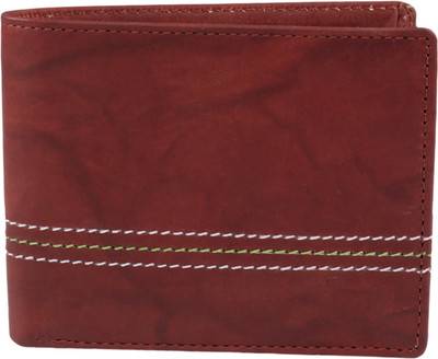 Keviv Men Casual Brown Genuine Leather Wallet(5 Card Slots)