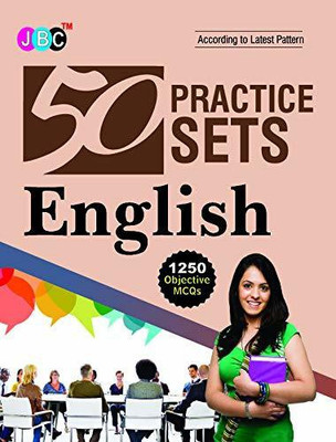 50 Practice Sets English 1250 Objective MCQs(English, Paperback, JBC)