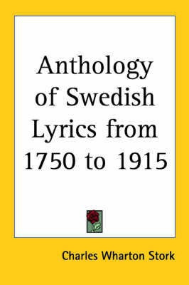 Anthology of Swedish Lyrics from 1750 to 1915(English, Paperback, unknown)