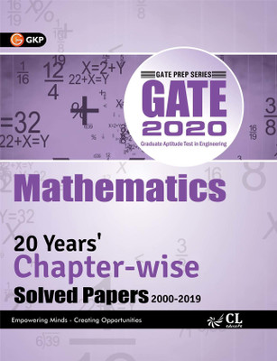 Gate 2020 Mathematics 20 Years Chapter Wise Solved Papers 200-2019 4 Edition(English, Paperback, unknown)