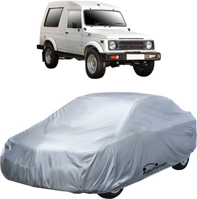 58% OFF on AutoFurnish Car Cover For Maruti Suzuki Gypsy (With Mirror Pockets)(Silver) 58% OFF on AutoFurnish Car Cover For Maruti Suzuki Gypsy (With Mirror Pockets)(Silver)