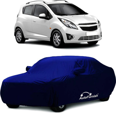 77% OFF on Autofurnish Car Cover For Chevrolet Beat (With Mirror Pockets)(Blue)