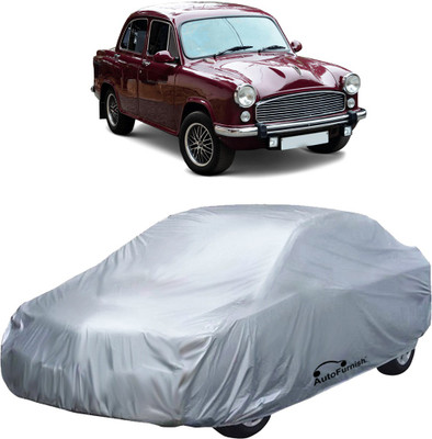 56% OFF on AutoFurnish Car Cover For HM Ambassador (With Mirror Pockets)(Silver)