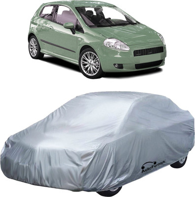 56% OFF on AutoFurnish Car Cover For Fiat Punto (With Mirror Pockets)(Silver)