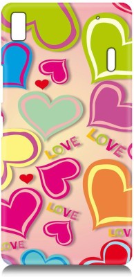 Smutty Back Cover for Lenovo K3 Note - Love Print(Multicolor, Hard Case, Pack of: 1)