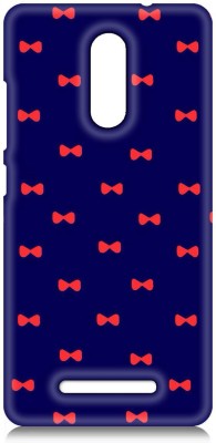 Smutty Back Cover for Mi Redmi Note 3 - Bow Print(Multicolor, Hard Case, Pack of: 1)