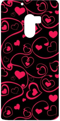 Smutty Back Cover for Lenovo K4 Note - Pink Heart Print(Multicolor, Hard Case, Pack of: 1)