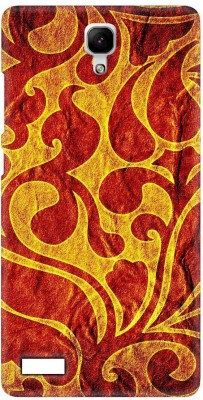 Smutty Back Cover for Mi Redmi Note Prime - Fire Print(Multicolor, Hard Case, Pack of: 1)