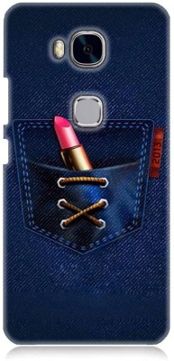 Smutty Back Cover for Honor 5X - Lipstick Print(Multicolor, Hard Case, Pack of: 1)