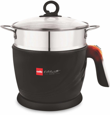 

Cello 100A Electric Pressure Cooker(1.2 L, Black)
