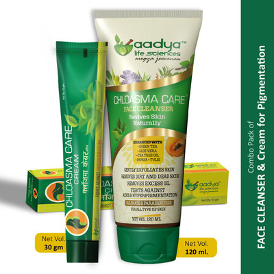 Aadya Life Sciences LLP Chloasma Care Cream and Face wash Combo pack of One each(2 x 75 g)
