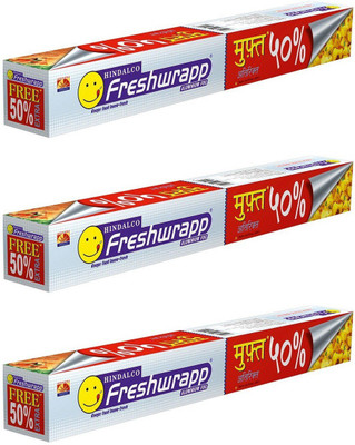 Freshwrapp Pack of 3 Aluminium Foil(Pack of 3, 18 m)