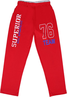 Sweet Angel Track Pant For Boys & Girls(Red, Pack of 1)