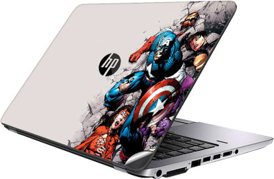 GADGETS WRAP GWSI-23258 Printed Top Only Avengers Abstract Vinyl Laptop Decal 14
