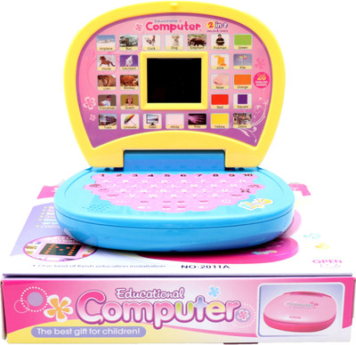 Just97 educational computer with LED SCREEN(Pink)