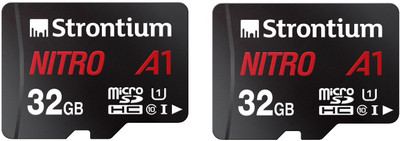 

Strontium 32 gb memory card combo 32 GB MicroSDHC Class 10 85 MB/s Memory Card