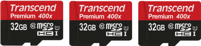 

Transcend 32 gb memory card combo 32 GB MicroSDHC Class 10 85 MB/s Memory Card