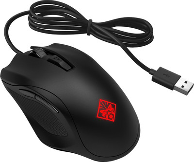 HP 400 Omen Wired Optical Gaming Mouse(USB 3.0, USB 2.0,...