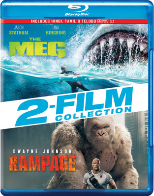 

2 Movies Collection: The Meg + Rampage (2-Disc)(Blu-ray English)