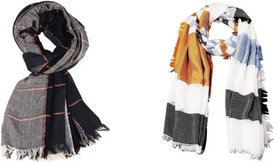 Aimee Striped Pure Cotton Men Fancy Scarf