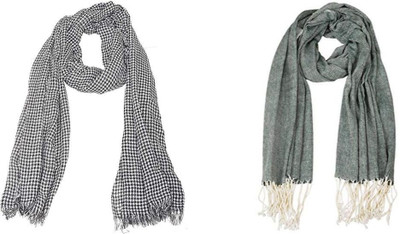 Aimee Self Design Pure Cotton Men Fancy Scarf
