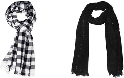 Aimee Self Design Pure Cotton Men Fancy Scarf