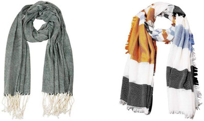 Aimee Striped Pure Cotton Men Fancy Scarf