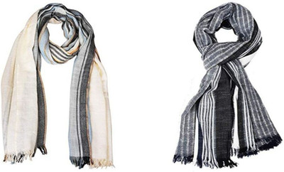 Aimee Self Design Pure Cotton Men Fancy Scarf
