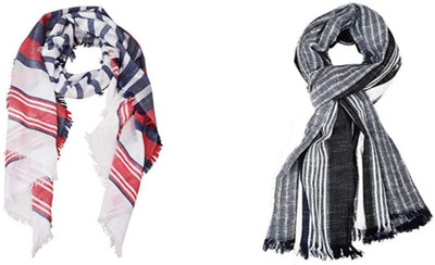 Aimee Self Design Pure Cotton Men Fancy Scarf