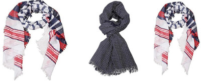 Aimee Striped Pure Cotton Men Fancy Scarf