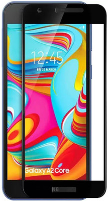 REZAWZ Edge To Edge Tempered Glass for Samsung Galaxy A2 Core(Pack of 1)