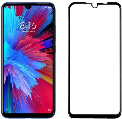 REZAWZ Edge To Edge Tempered Glass for Mi Redmi Note 7, Mi Redmi Note 7 Pro, Mi Redmi Note 7S(Pack of 1)