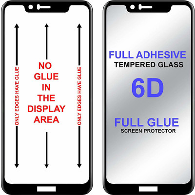 MT Guard Edge To Edge Tempered Glass for Vivo Y91 (6D Tempered Glass)(Full Glue) 9H Full Glue Glass)(Pack of 1)