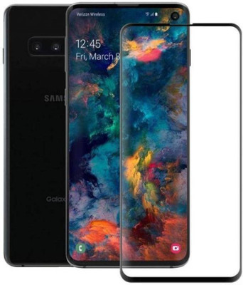 Express Buy Edge To Edge Tempered Glass for Samsung Galaxy S10 (6D Tempered Glass)(Full Glue)(Pack of 1)