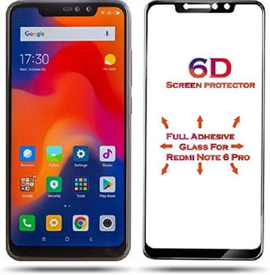 Express Buy Edge To Edge Tempered Glass for Mi Redmi Note 6 Pro(Pack of 1)